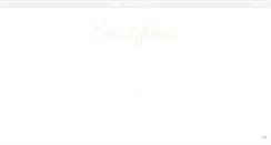 Desktop Screenshot of beautyblogs.net
